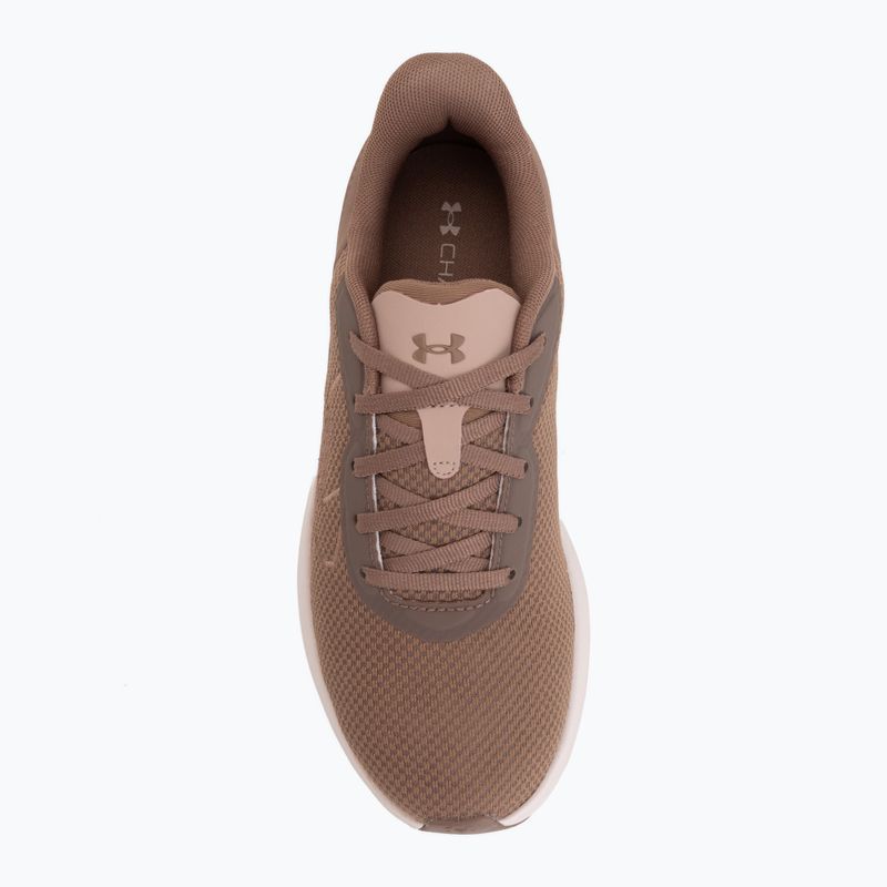 Dámske bežecké topánky Under Armour Ascend BL deep almond/apex pink/deep almond 5