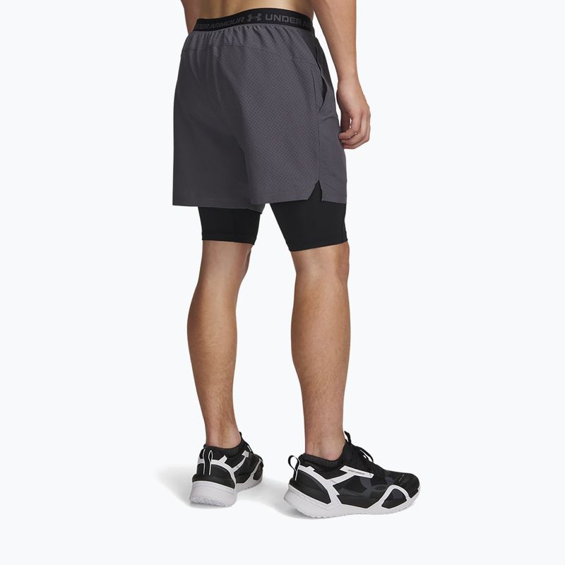 Pánske tréninkové šortky Under Armour Vanish Woven 2.0 2IN1 Shorts castlerock/black 3