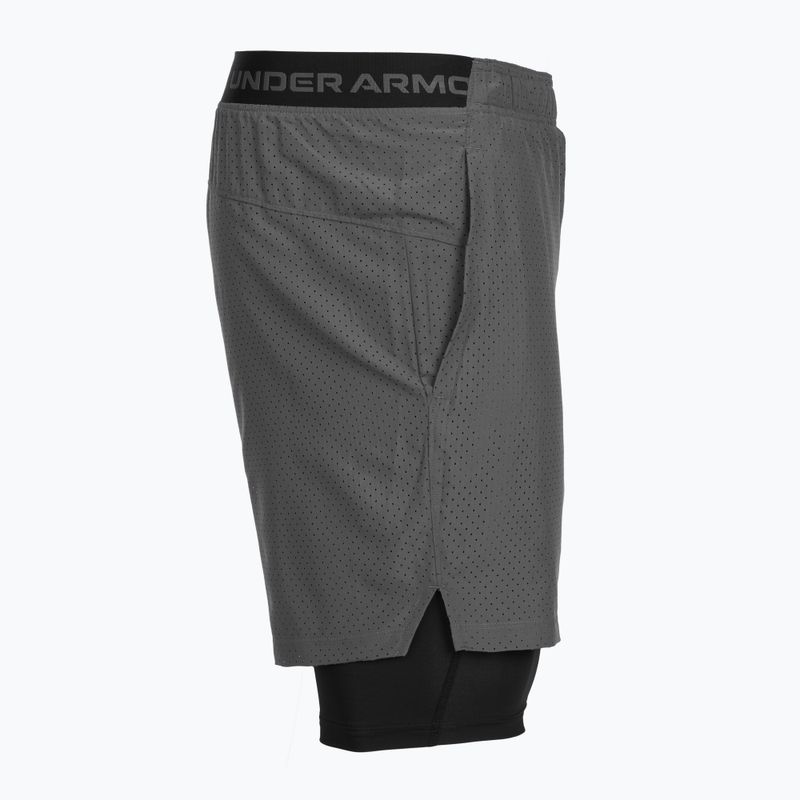 Pánske tréninkové šortky Under Armour Vanish Woven 2.0 2IN1 Shorts castlerock/black 7