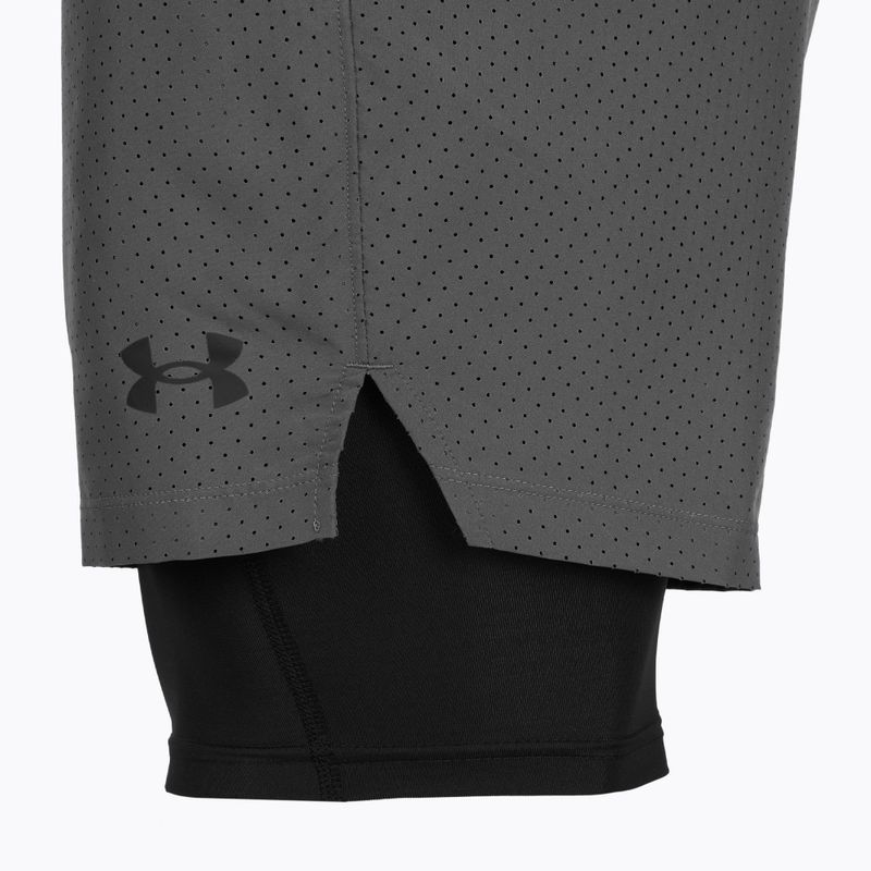 Pánske tréninkové šortky Under Armour Vanish Woven 2.0 2IN1 Shorts castlerock/black 8