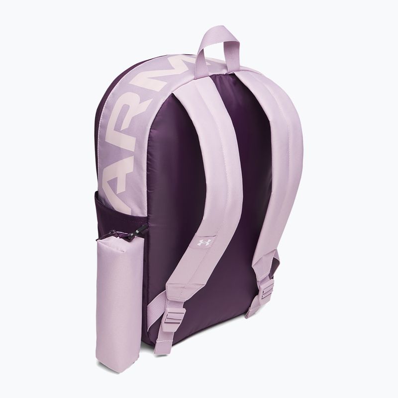 Mestský batoh Under Armour Essential Printed Backpack mauve pink/purple echo/white 2