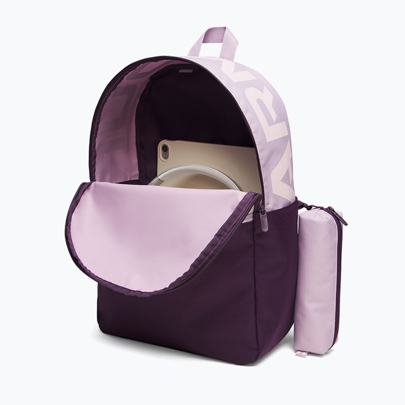Mestský batoh Under Armour Essential Printed Backpack mauve pink/purple echo/white 3