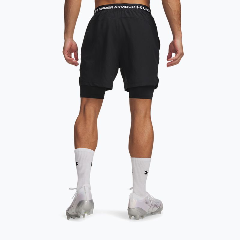 Pánske tréninkové šortky Under Armour Vanish Woven 2.0 2IN1 Shorts black/white 3
