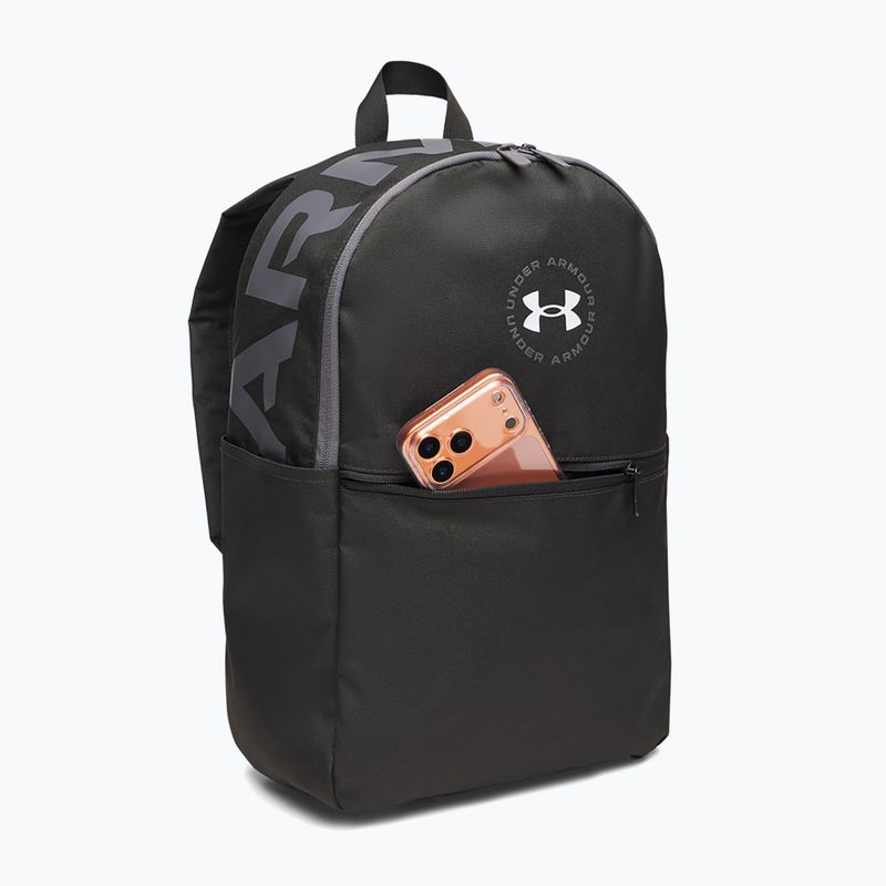 Mestský batoh Under Armour Essential Printed Backpack black/black/castlerock 2