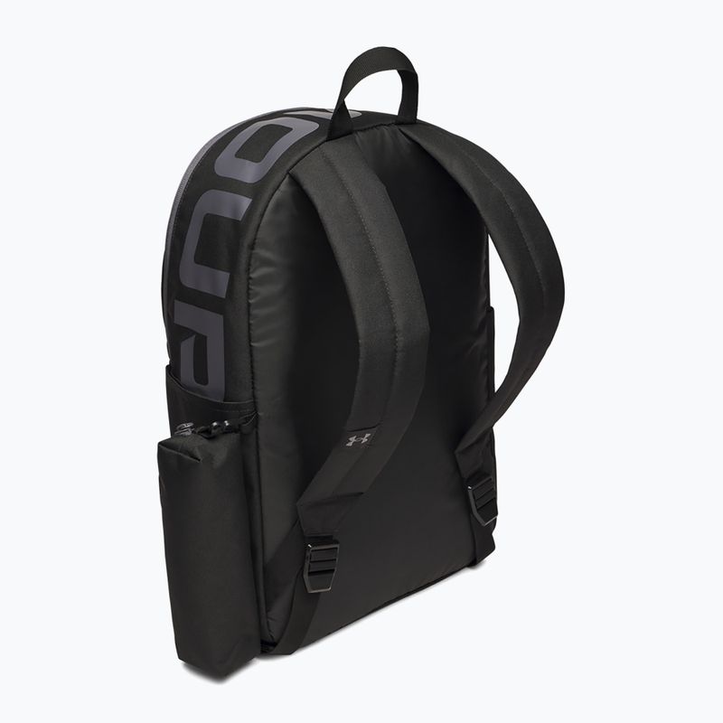 Mestský batoh Under Armour Essential Printed Backpack black/black/castlerock 3