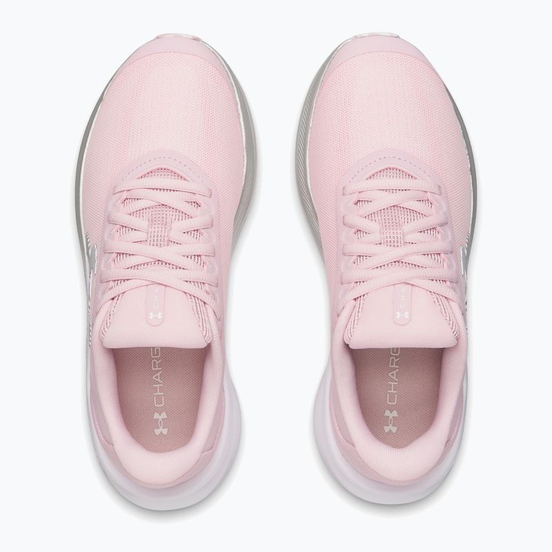 Dámske bežecké topánky Under Armour Chase prime pink/metallic silver/white 3
