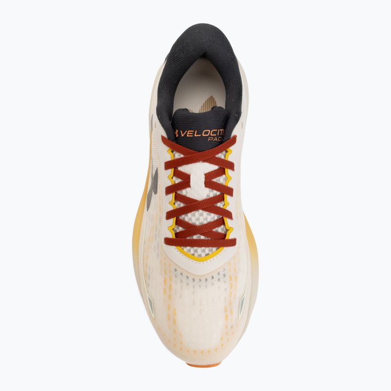 Pánske bežecké topánky Under Armour Velociti Pace stone/terra gold/anthracite 5