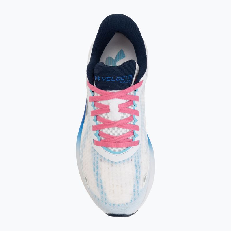 Dámske bežecké topánky Under Armour Velociti Pace white/team royal/metallic academy 5
