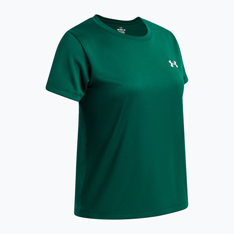 Detské tréningové tričko Under Armour Tech SSC SS campus ivy/white 3