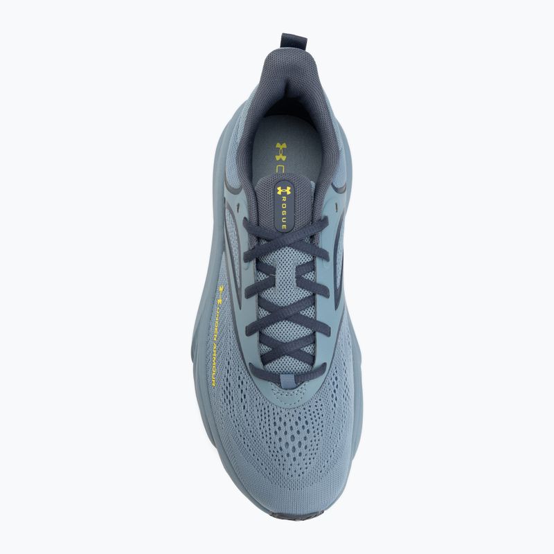 Pánske bežecké topánky Under Armour Rogue 6 blue wind/downpour gray/flash light 5