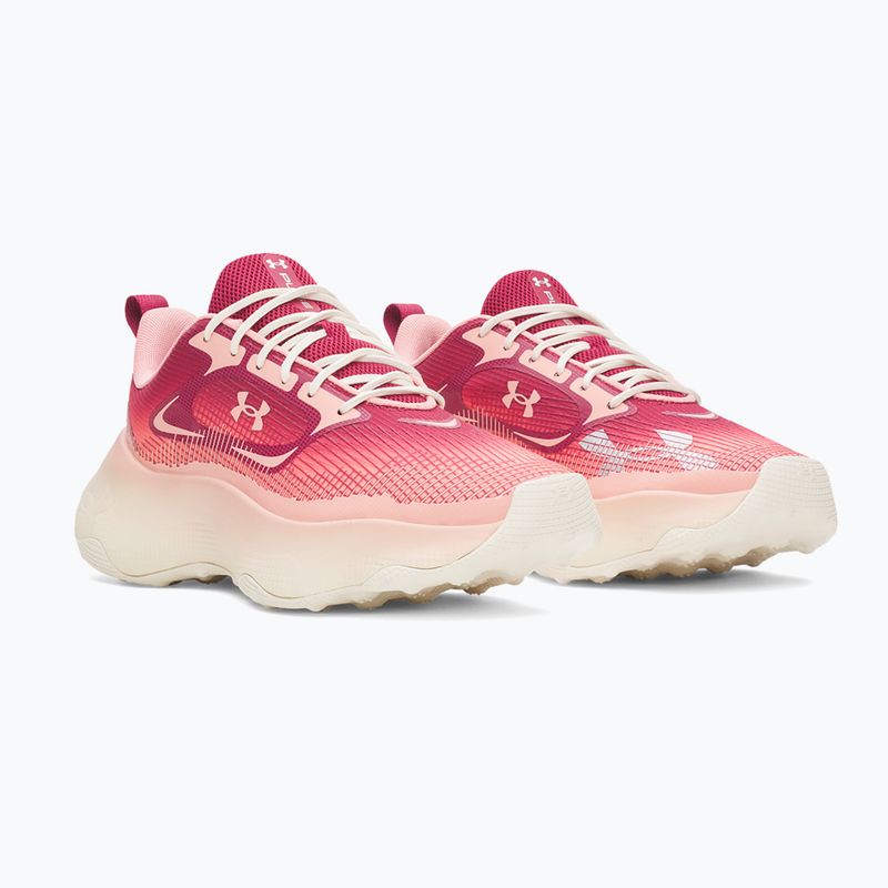 Dámske tréningové topánky Under Armour Pulse claret/posh pink/posh pink 2