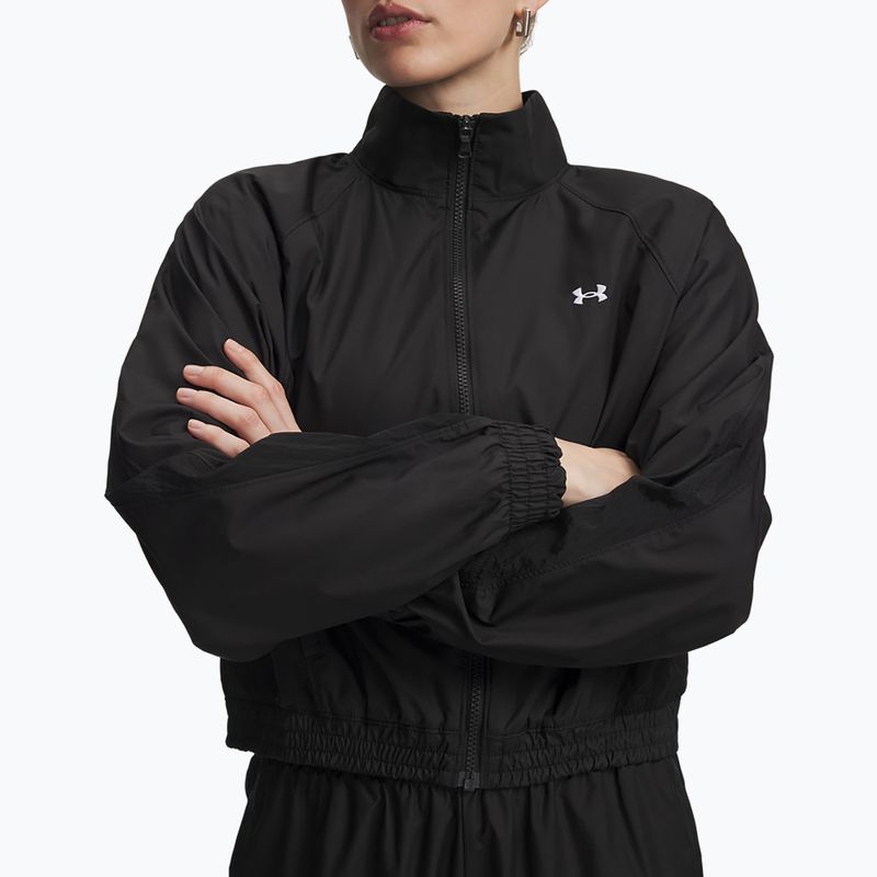 Dámska tréningová bunda Under Armour Rival Woven Jacket ultimate black/white 3