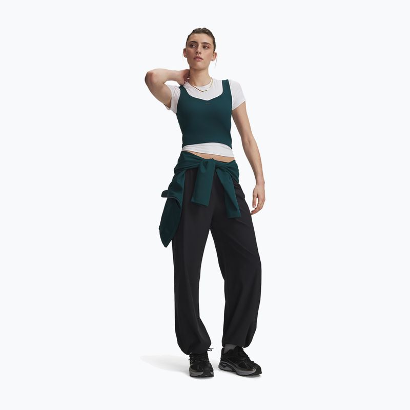 Dámske tréningové nohavice Under Armour Rival Woven Core Pants black/white 2