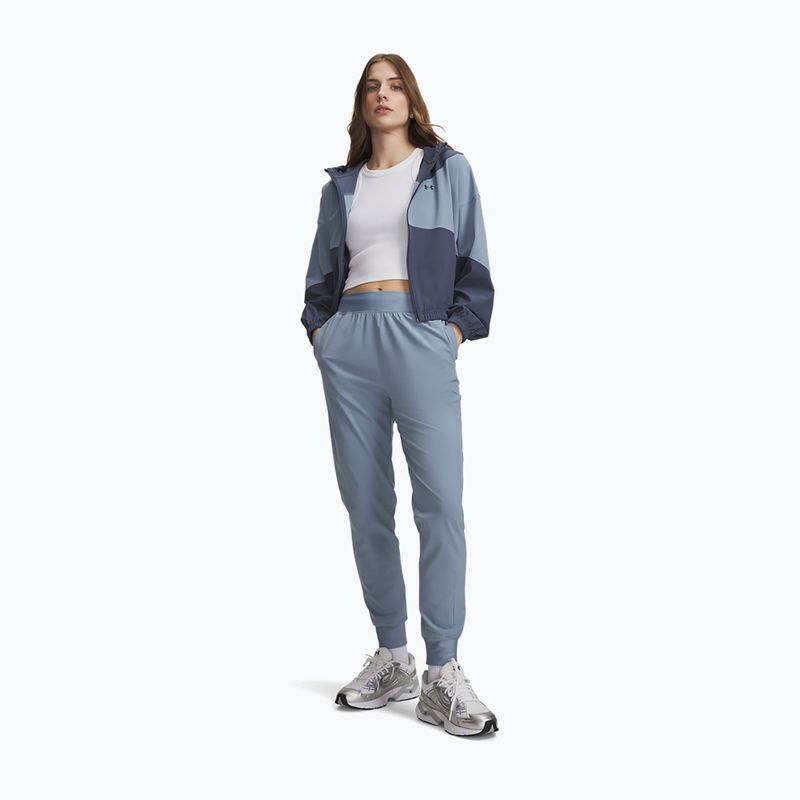 Dámske tréningové nohavice Under Armour Sport High Rise Woven Pant blue wind/black 2