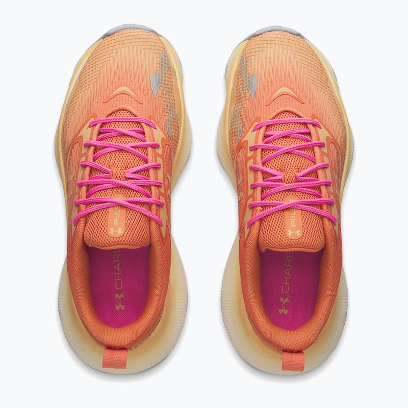 Dámske tréningové topánky Under Armour Pulse dusty coral/terra gold/terra gold 3