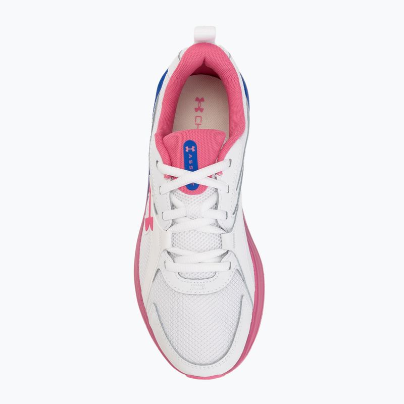 Dámske bežecké topánky Under Armour Assert 11 white/pink frenzy/pink frenzy 5