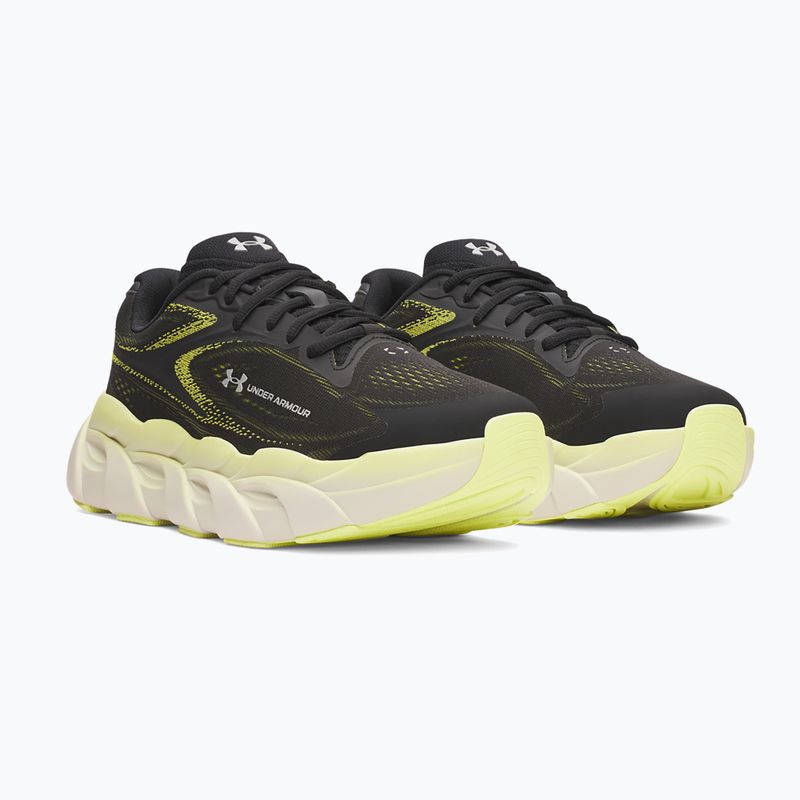 Pánske bežecké topánky Under Armour Halo Runner 2 Ultimate Black/Sonic Yellow/Metallic Silver 2