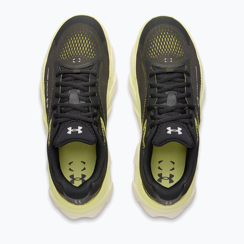 Pánske bežecké topánky Under Armour Halo Runner 2 Ultimate Black/Sonic Yellow/Metallic Silver 3