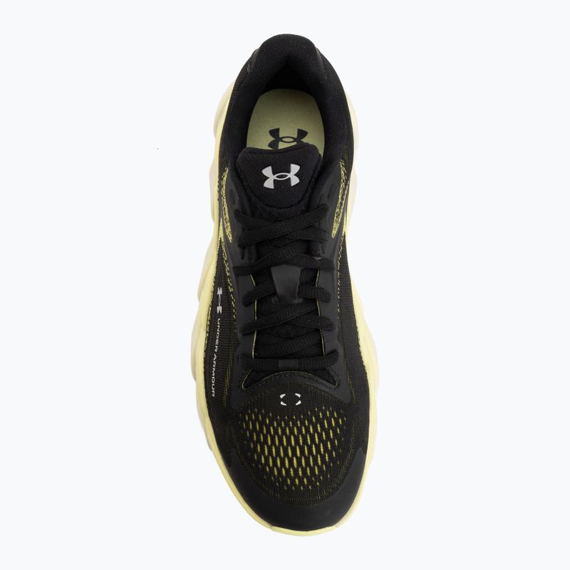 Pánske bežecké topánky Under Armour Halo Runner 2 Ultimate Black/Sonic Yellow/Metallic Silver 5