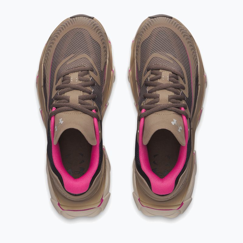 Dámske bežecké topánky Under Armour Halo Racer 2 desert taupe/virtual pink/peppercorn 3