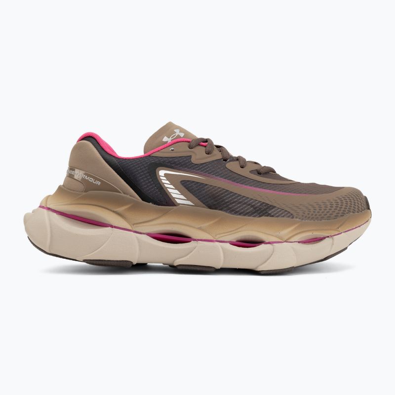 Dámske bežecké topánky Under Armour Halo Racer 2 desert taupe/virtual pink/peppercorn 2