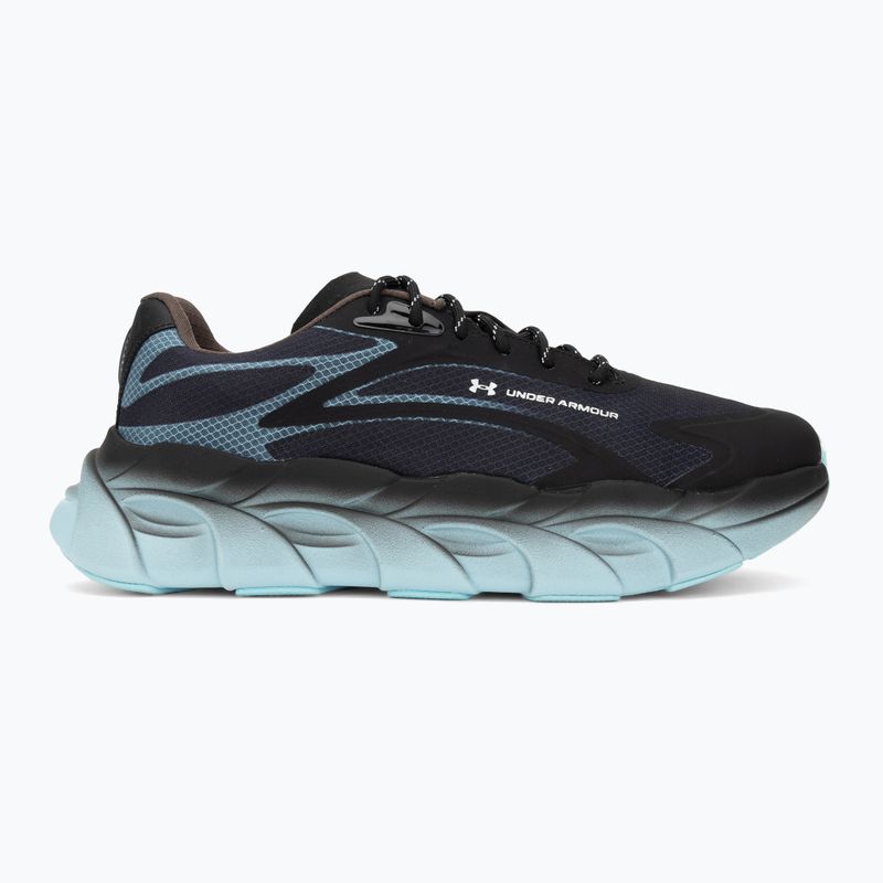 Pánske bežecké topánky Under Armour Halo Runner SE 2 ultimate black/peppercorn/opal blue 2