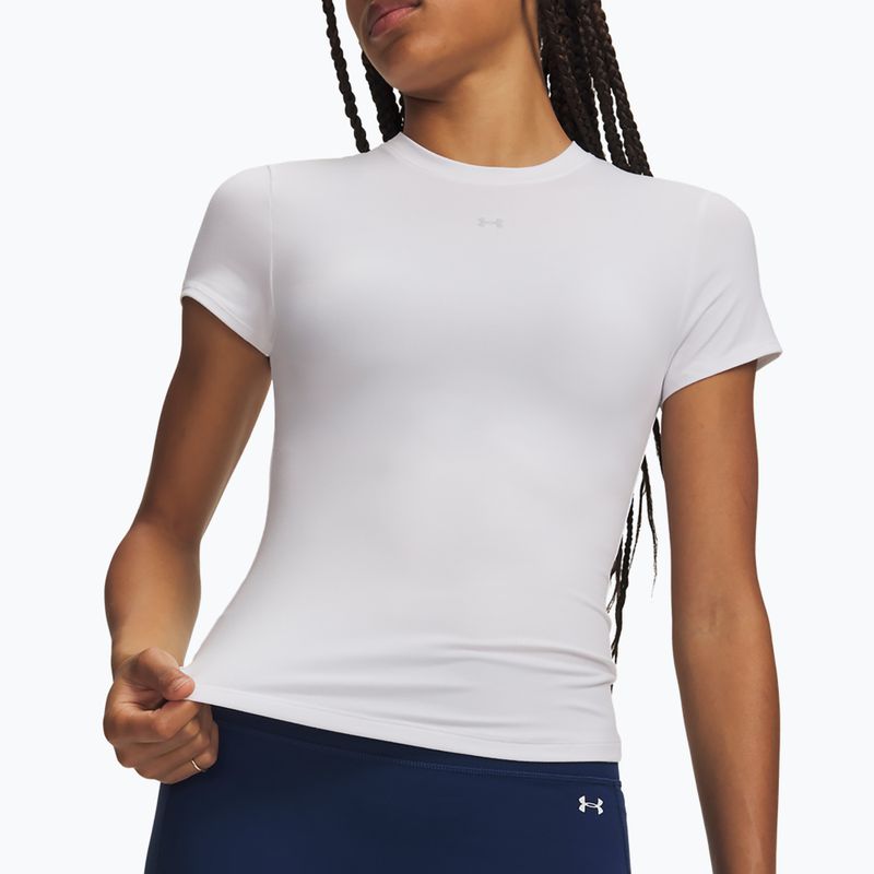 Dámske tréningové tričko Under Armour Motion Fitted SS white/halo gray 3