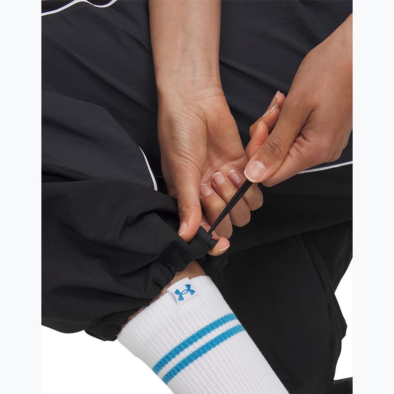 Dámske nohavice Under Armour Unstoppable Woven Wind ultimate black/anthracite/anthracite 4