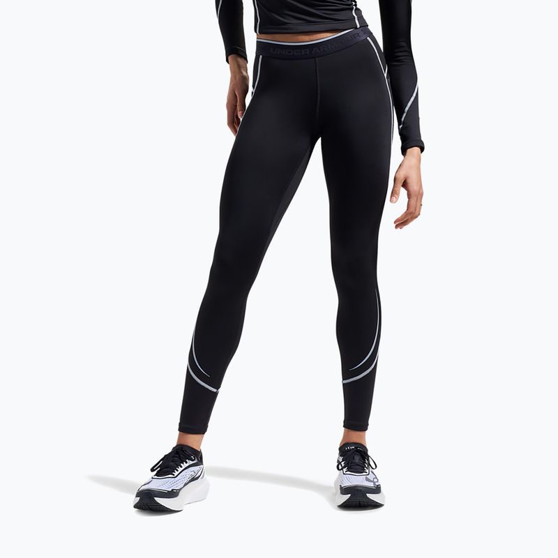 Dámske tréningové legíny Under Armour ColdGear Elite Leggings ultimate black/reflective