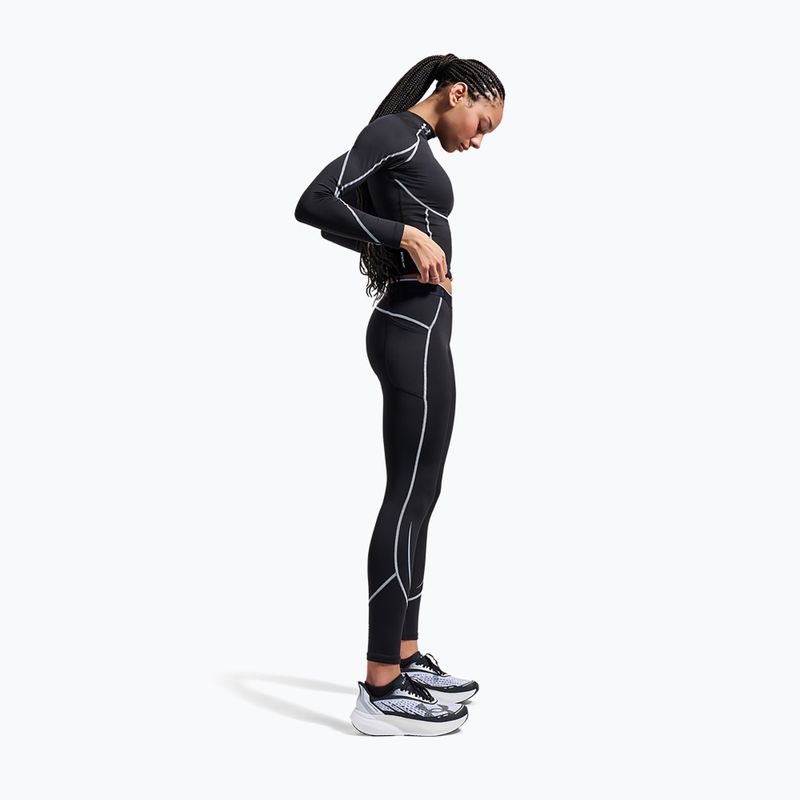 Dámske tréningové legíny Under Armour ColdGear Elite Leggings ultimate black/reflective 3
