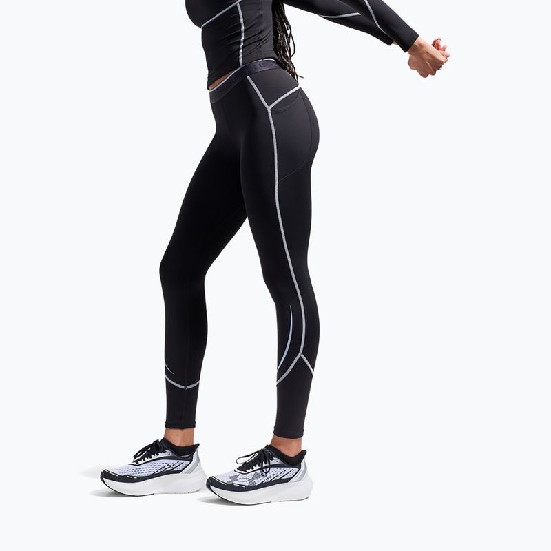 Dámske tréningové legíny Under Armour ColdGear Elite Leggings ultimate black/reflective 4