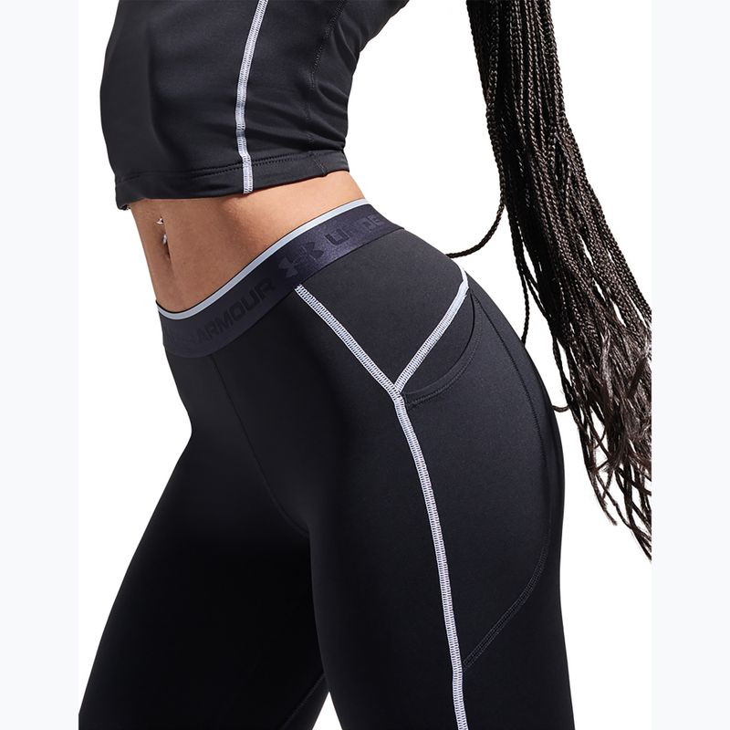 Dámske tréningové legíny Under Armour ColdGear Elite Leggings ultimate black/reflective 7