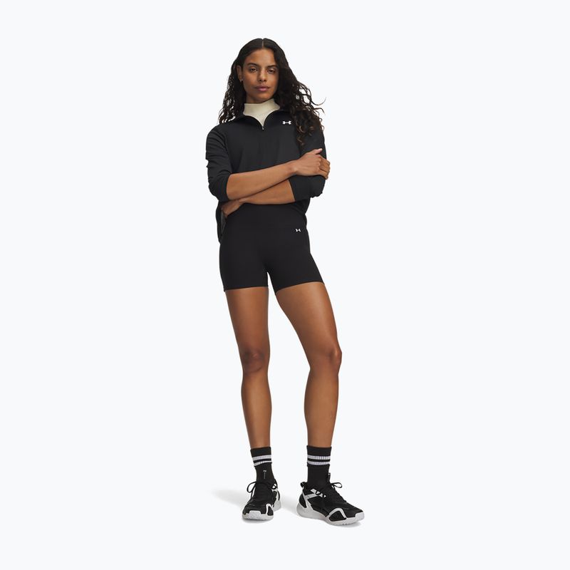 Dámske tréningové šortky Under Armour Motion Middy ultimate black/white 2