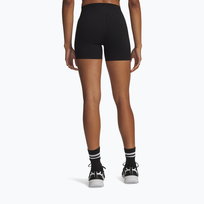 Dámske tréningové šortky Under Armour Motion Middy ultimate black/white 3
