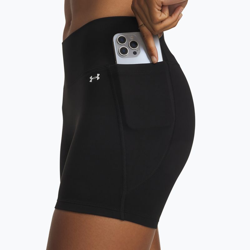 Dámske tréningové šortky Under Armour Motion Middy ultimate black/white 4