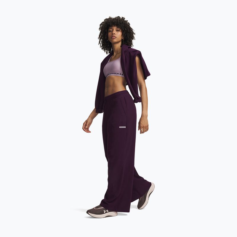 Dámske tréningové nohavice Under Armour Performance Fleece Pants purple echo/purple echo 2