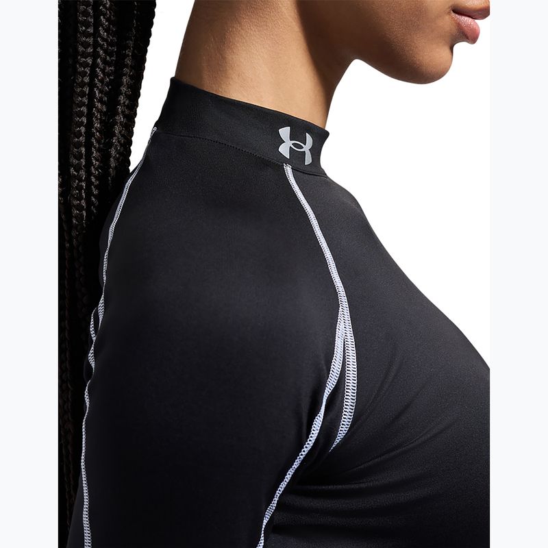 Dámske tréningové tričko longsleeve Under Armour ColdGear Elite Mock ultimate black/reflective 8