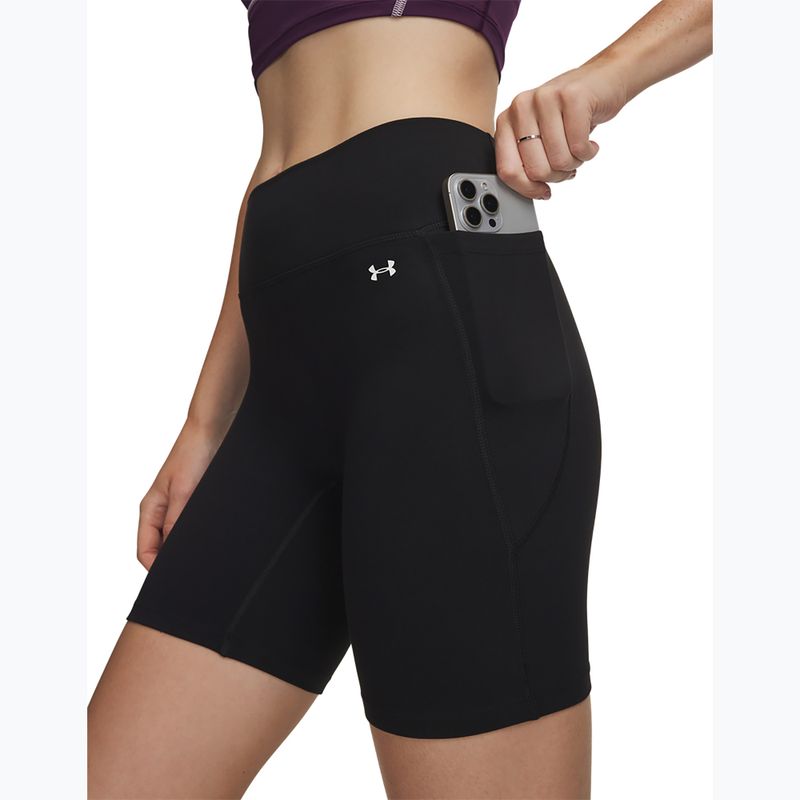 Dámske tréningové šortky Under Armour Motion Bike Shorts ultimate black/white 4