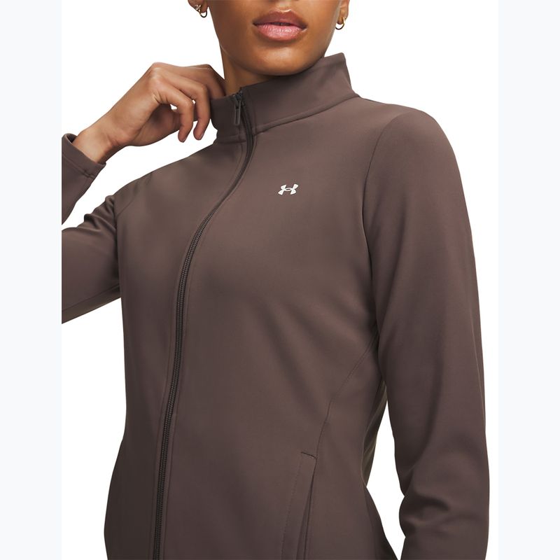 Dámska tréningová mikina Under Armour Motion peppercorn/white 3