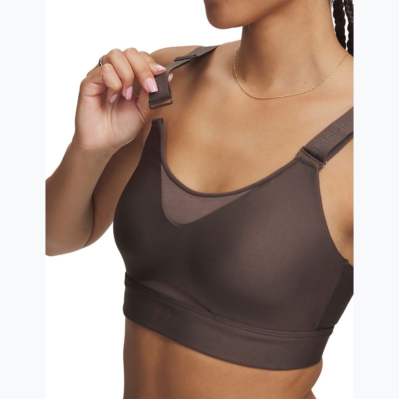 Fitness podprsenka Under Armour Infinity High 2.0 peppercorn/peppercorn 3