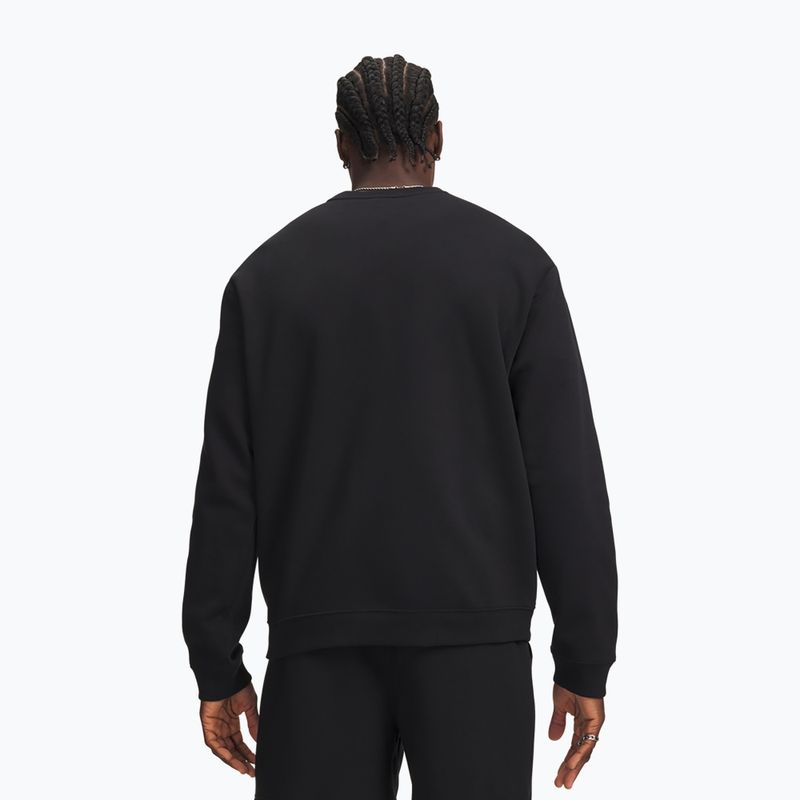 Pánska mikina Under Armour Rival Fleece Crew ultimate black/white 2