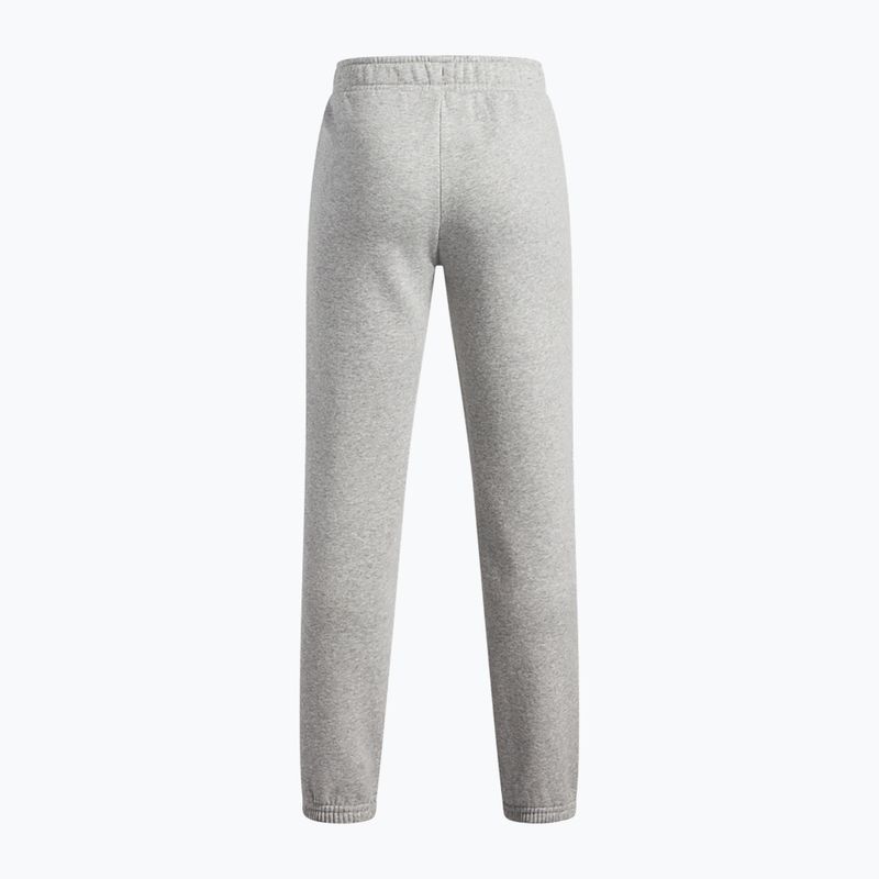 Detské nohavice Under Armour B Rival Fleece Jogger mod gray light heather/white 2