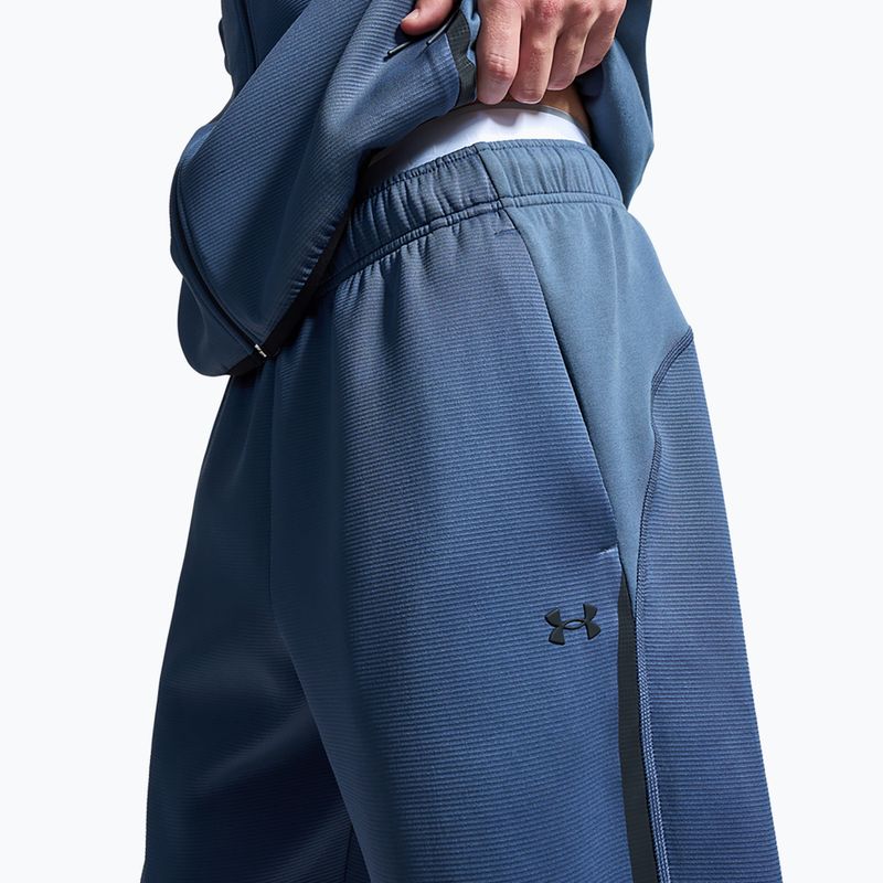 Pánske nohavice Under Armour Unstoppable Fleece Jogger Downpour Gray/Black 6