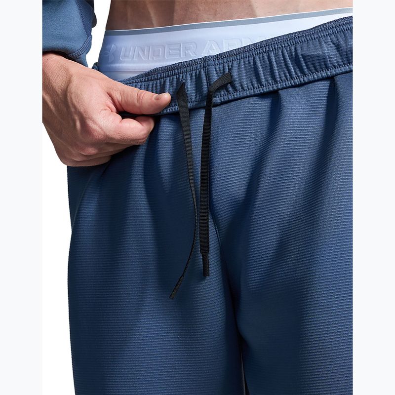 Pánske nohavice Under Armour Unstoppable Fleece Jogger Downpour Gray/Black 8