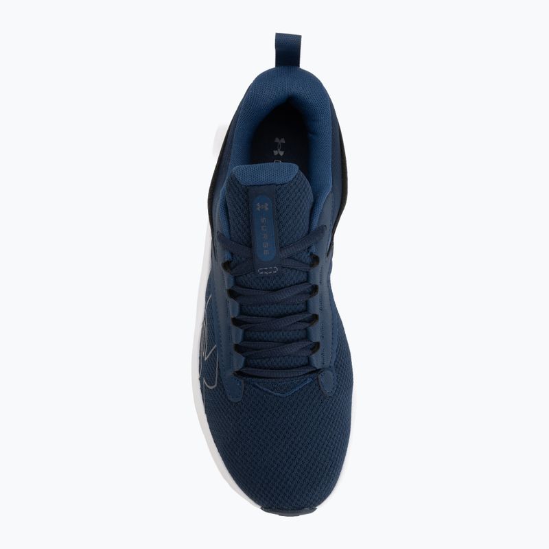 Pánske bežecké topánky Under Armour Surge 5 academy/white/downpour gray 5