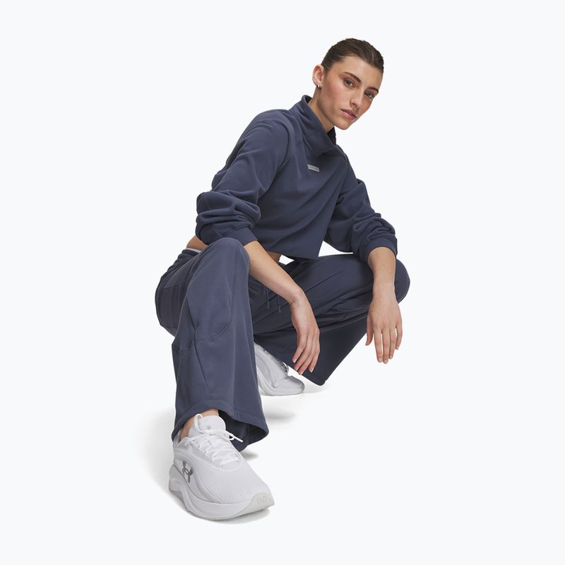 Dámske tréningové nohavice Under Armour Performance Fleece Pants downpour gray/downpour gray 5