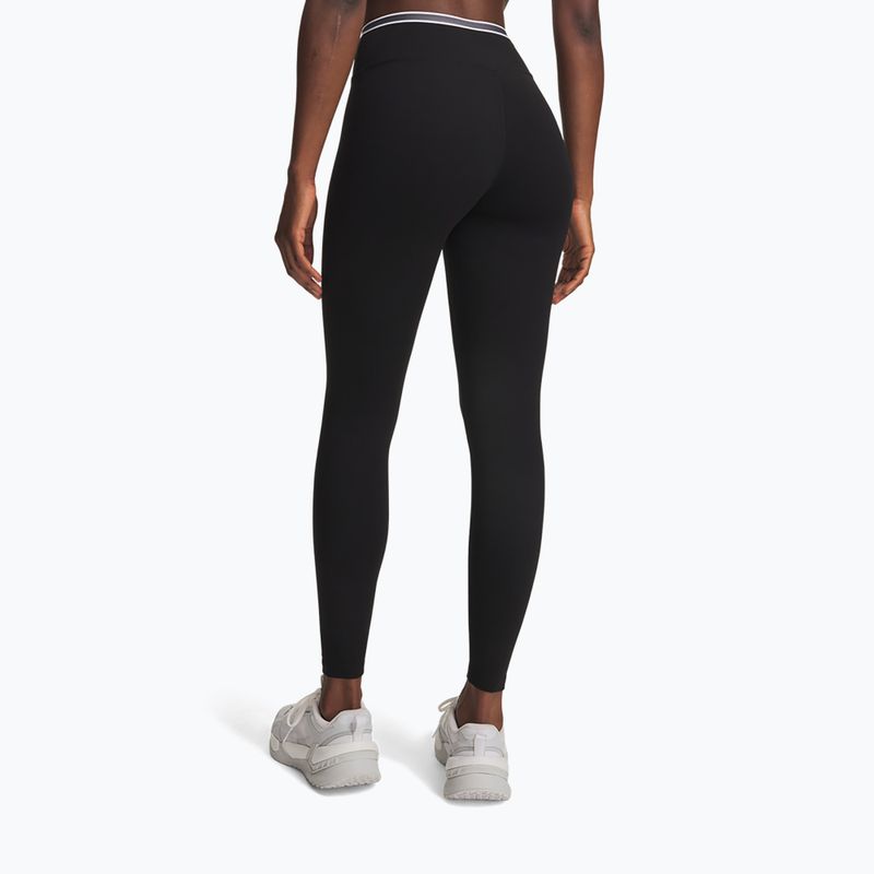 Dámske tréningové legíny Under Armour Motion Sport Tape Leggings ultimate black/castlerock/white 3