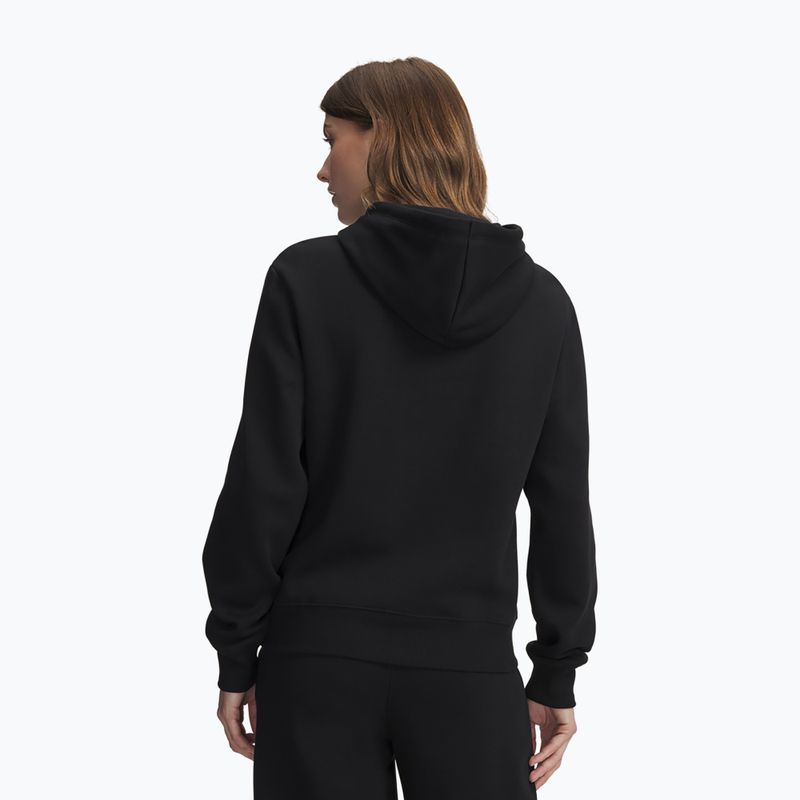 Dámska mikina Under Armour Rival Fleece Hoodie ultimate black/white 2