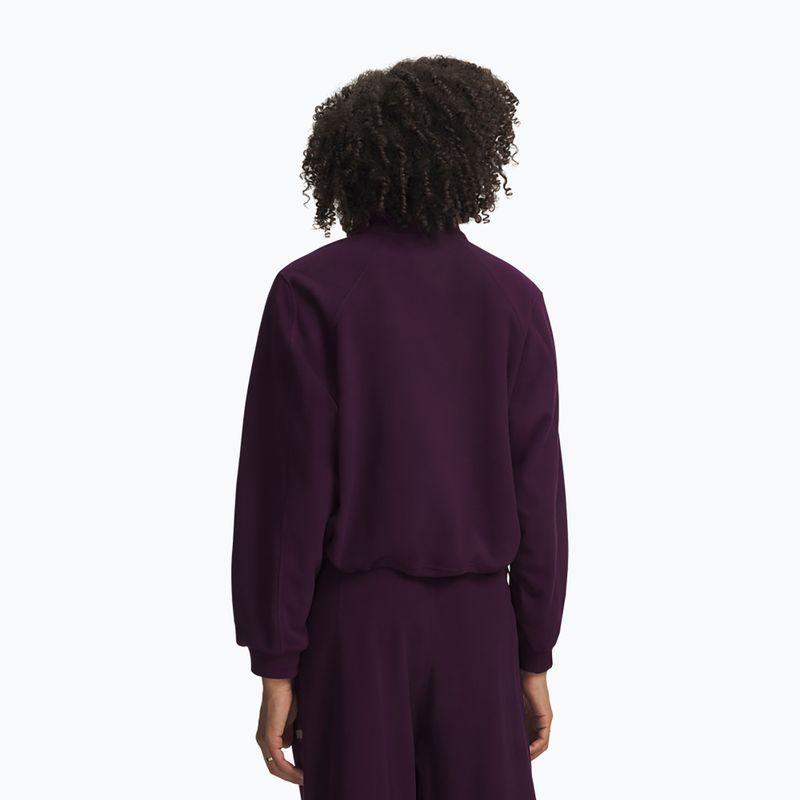 Dámska tréningová mikina Under Armour Performance Fleece Qz purple echo/purple echo 2