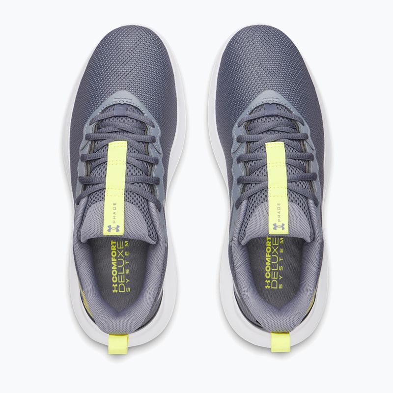 Pánske bežecké topánky Under Armour Phade RN 4 downpour gray/gravel/flash light 3